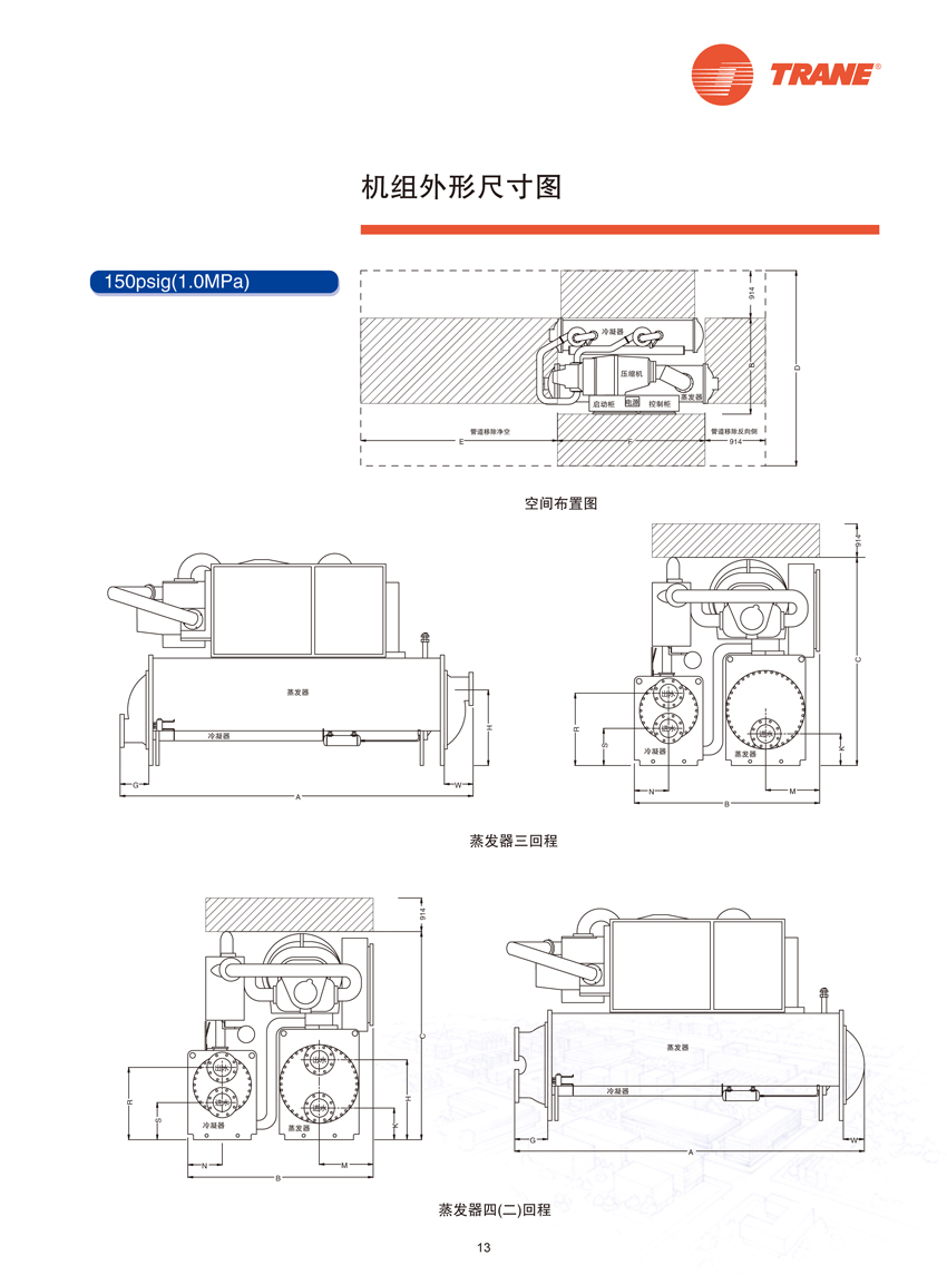 機組外型尺寸圖